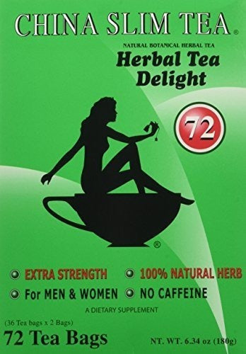 China Slim Tea Extra Strength Para Hombres Y Mujeres 72