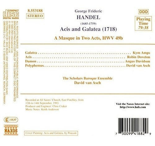 Handel - Acis Y Galatea (una Máscara En 2 Actos)