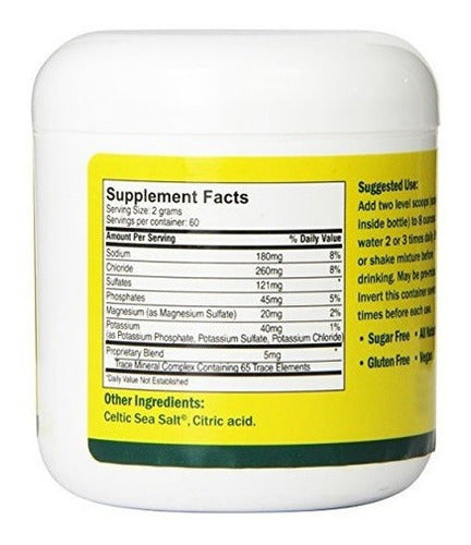 Mezcla De Bebida De Polvo De Electrolito De Sal Marina