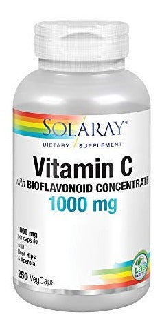 Solaray Vitamina C Con Rose Hips, Acerola