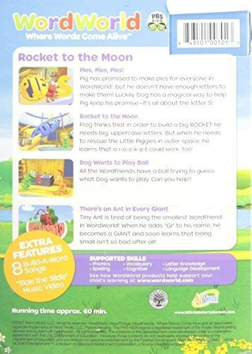 Wordworld: Cohete A La Luna, DVD