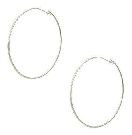 Pendientes De Aro De Peso Pluma En Plata