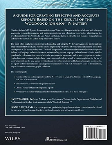 Woodcock-johnson Iv Informes Recomendaciones y Estrategias