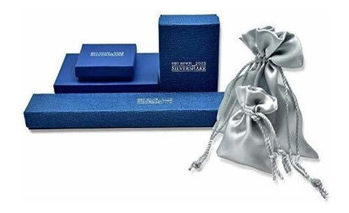 Pendientes colgantes Piedras preciosas Plata de ley 925