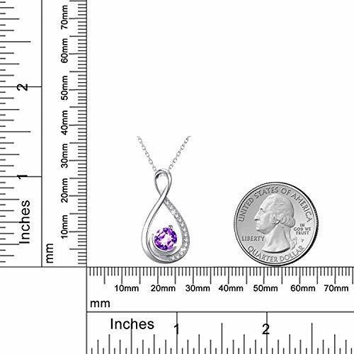 Joyería de amatista natural para mujer