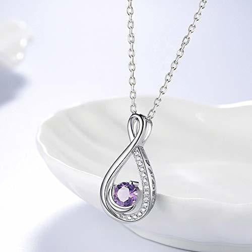 Joyería de amatista natural para mujer