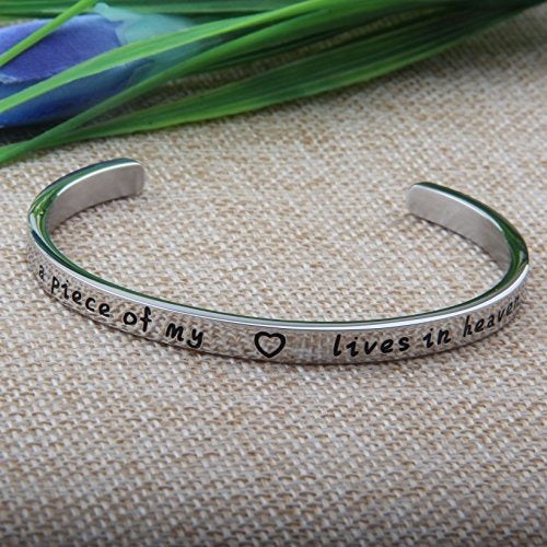 Kuiyai Brazalete De Un Pedazo De Mi Corazón Vive En El Cielo