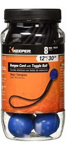 Bungee de bola de palanca de 12 , tarro de 8 piezas