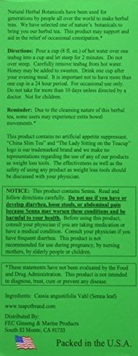 China Slim Tea Extra Strength Para Hombres Y Mujeres 72