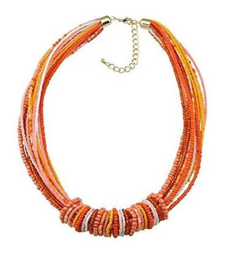 Collar De Gargantilla Con Cuentas