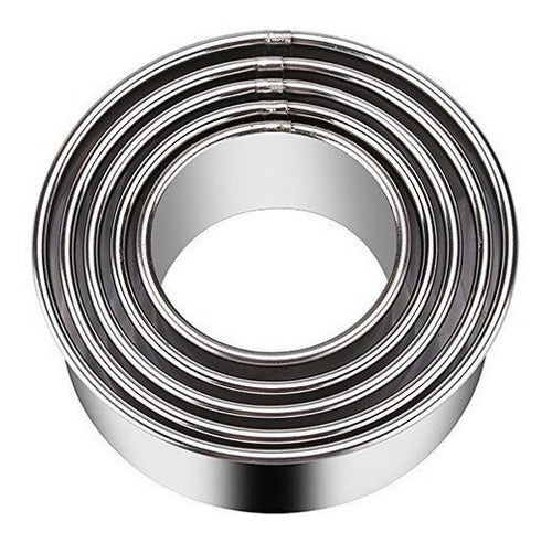 Kspowwin 5 Piezas Cortadores De Galleta De Acero Inoxidable