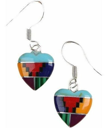 Pendientes - Corazón en Mosaico