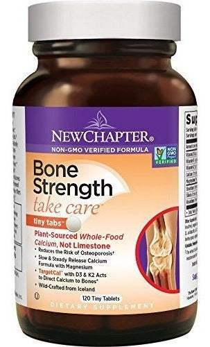 New Chapter Suplemento De Calcio Con Vitamina K2 + D3 -