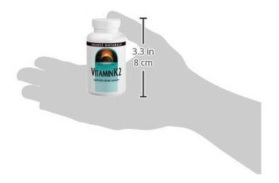 Fuentes Naturales Vitamina K2 100 Mcg Tableta, 60 Cantidad