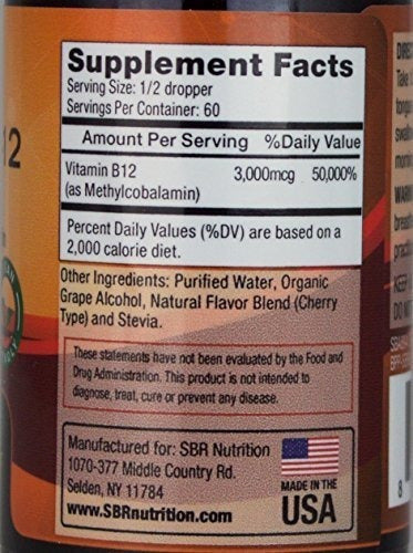 Gotas Líquidas De Vitamina B12