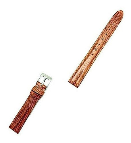 Banda De Reloj De Cuero Genuino De Bronce