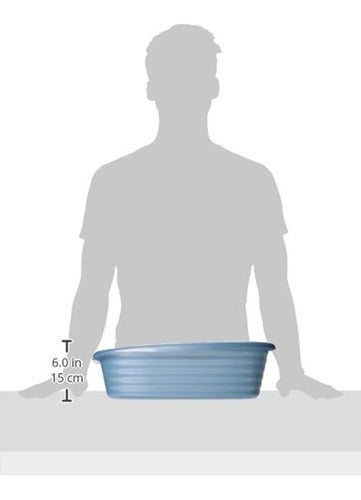 Caja de arena para gatos, tamaño grande, color gris oscuro