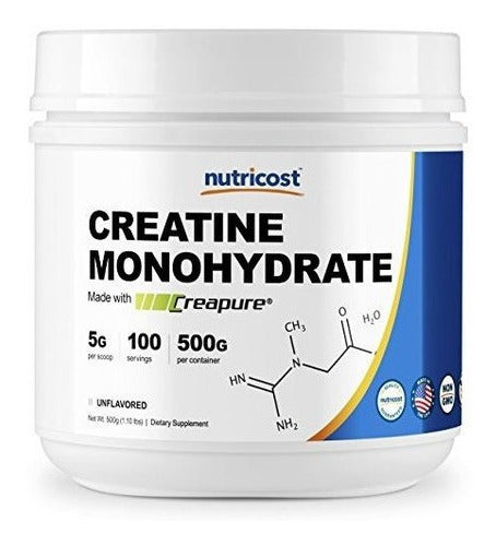 Suplemento Creatina de Monohidrato 500 Gramos