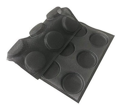 Moldes de silicona para hamburguesas Negro