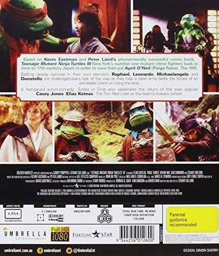 Tortugas Ninja 3: En El Tiempo