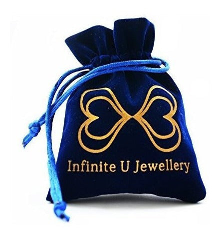 Pendientes Infinite U Huggie Plata de Ley 925 Pequeño Aro
