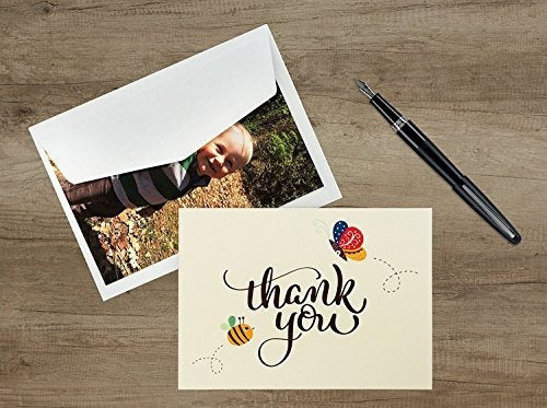 Tarjetas De Agradecimiento De Tinta De Chispa