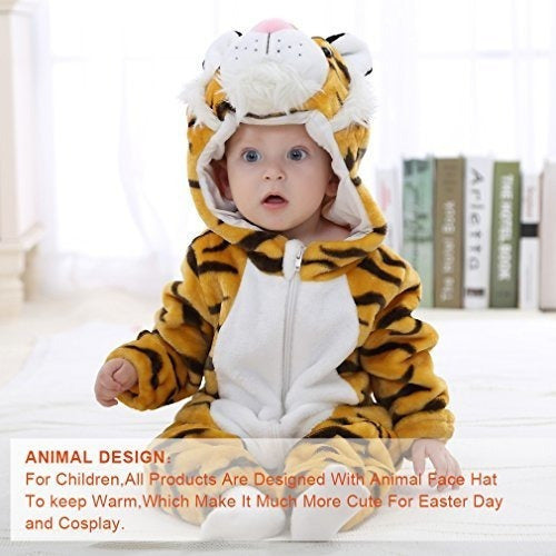 Disfraz Winter and Autumn Flannel Jumpsuit Animal