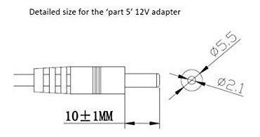 Cable De Extensión Solar Conectores Sae De 16 Pies