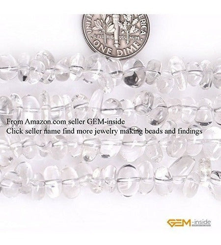 Piedras Preciosas De Cuarzo Blanco Perlas Sueltas