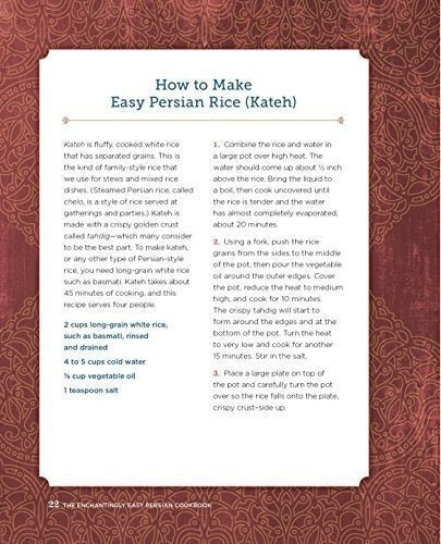 El Libro De Cocina Persa Enchantingly Easy: 100 Recetas