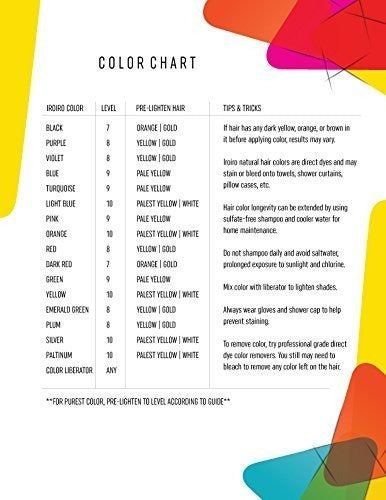 Color de cabello semipermanente natural