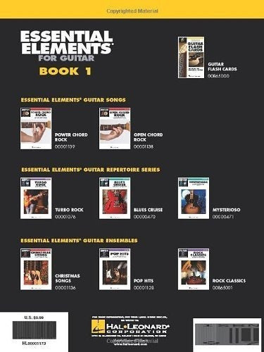 Elementos Esenciales Para Guitarra - Libro 1: Método