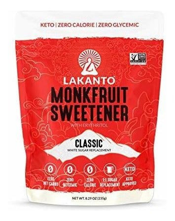 Lakanto Monkfruit 1: 1 Azúcar Sustituto 8.29 Oz Sin OGM
