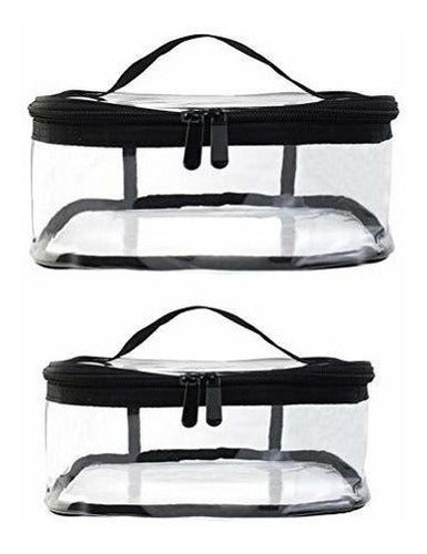 Wobe 2 Pack Bolsa De Maquillaje Transparente Portátil