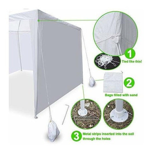 Lemy 10 X 30 Carpa De Fiesta De Bodas Al Aire Libre Camping
