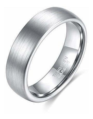 Greenpod Anillo De Alianza De 6 Mm De Carburo De Tungsteno