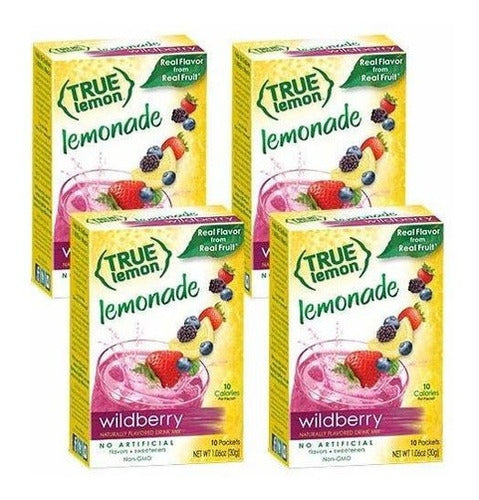 Limon Verdadera Limonada De Wildberry (paquete De 4) 10ct