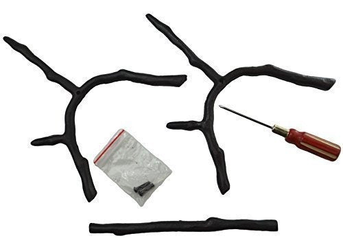 Soporte para libros estilo rama de hierro fundido