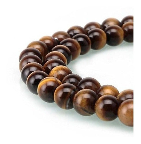 Piedra preciosa de ojo de tigre amarillo 4 mm