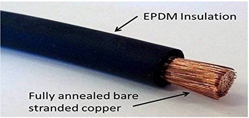 Windynation 6 Gauge 6 Awg 25 Pies Negro 25 Pies Rojo