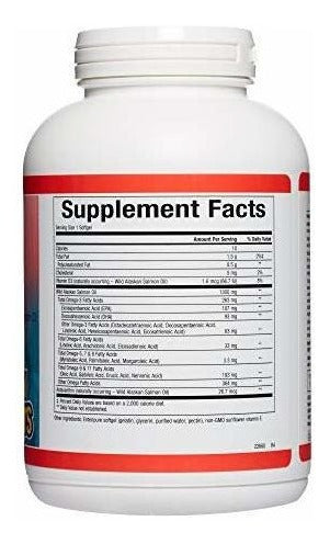 Factores Naturales: Completo El Aceite De Salmón De Alaska