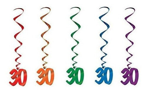 30 Whirls colores surtidos
