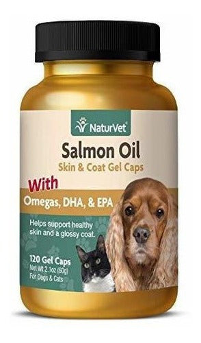 Alimento Perro - Piel Y Capa De Aceite De Salmón - 120 Cáp