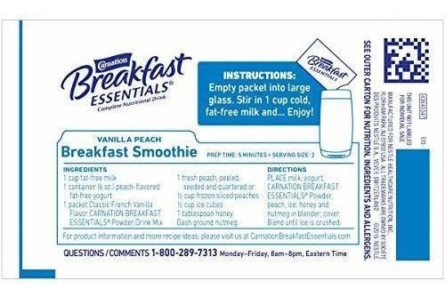 Desayuno instantáneo French Vanilla 10 ct 2 Pack