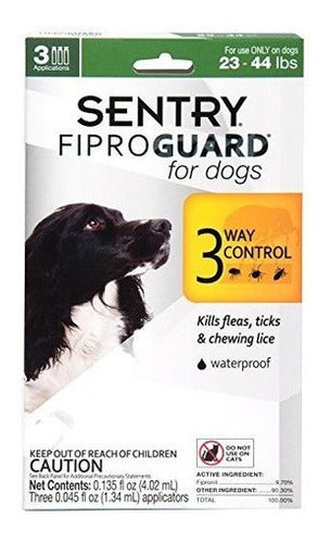 Sentry Fiproguard Para Perros Prevención De Pulgas