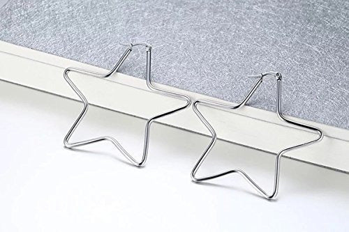 Pendientes De Aro En Forma De Estrella