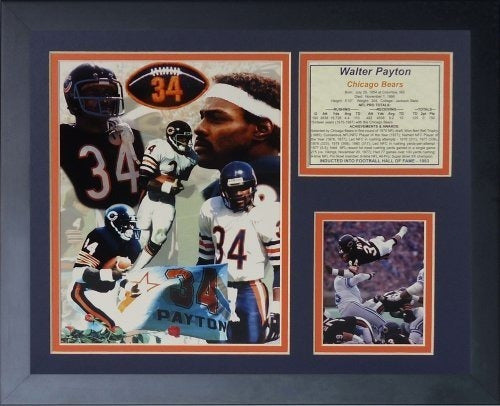Las Leyendas Nunca Mueren Walter Payton Collage De Fotos