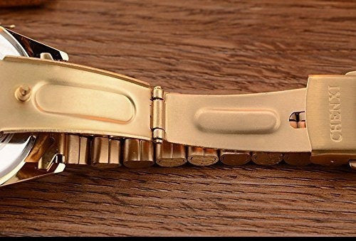 Relojes de la marca suiza de oro de acero inoxidable