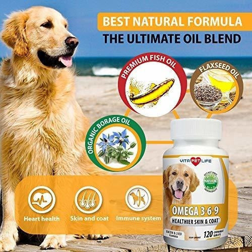 Omega 3 Para Perros Aceite De Pescado Aceite De Linaza