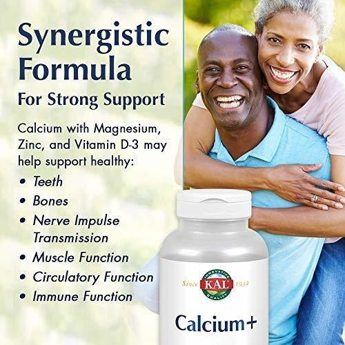 Tabletas Kal Calcium Plus 1000 mg 200 unidades